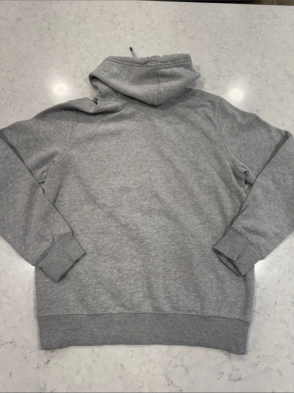 The North Face Men's Medium Gray w/ White Logo Sweatshirt Hoodie Casual Classic